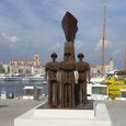 Statue sur le port de La Ciotat