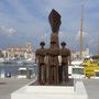 Statue sur le port de La Ciotat